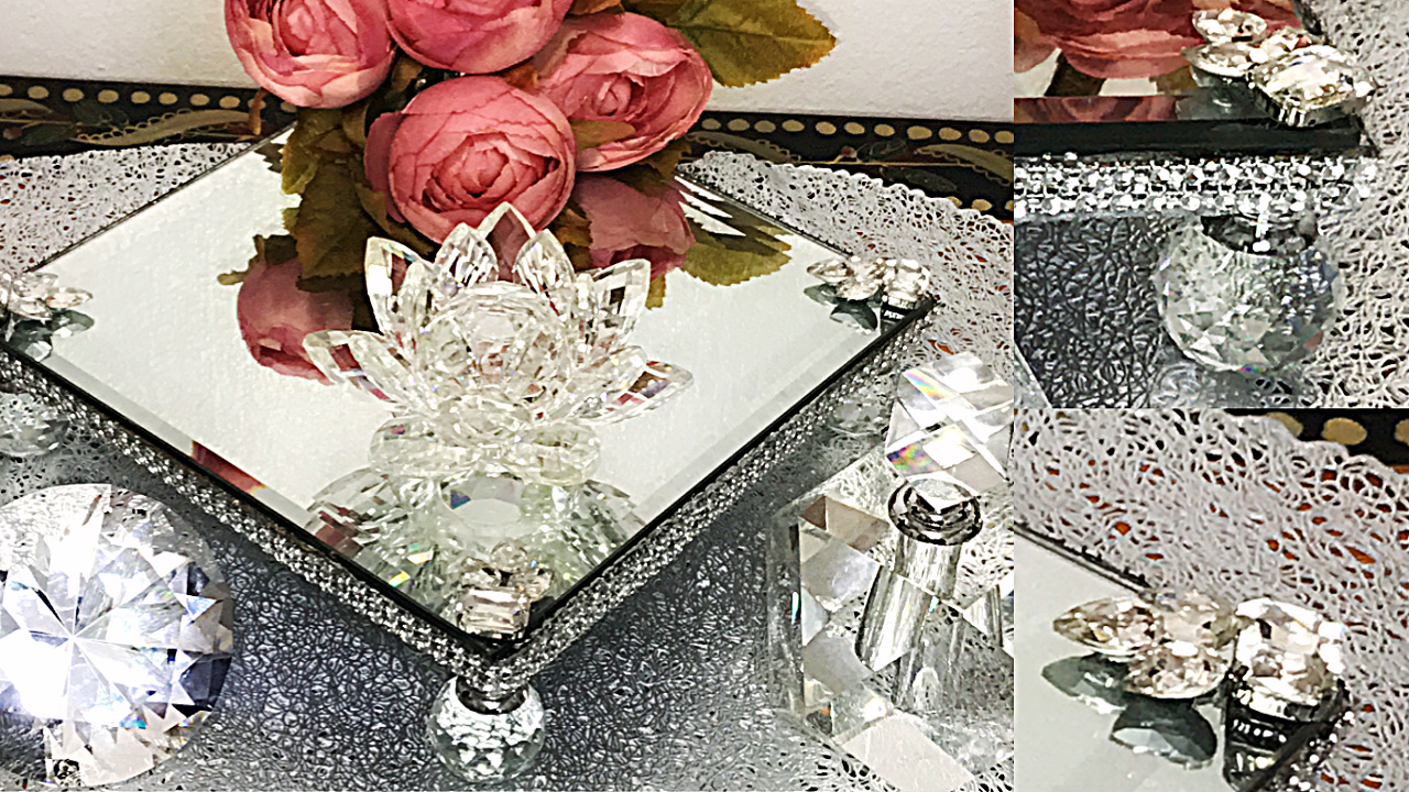 1.1 DIY Room Decor DIY Room Decorating Ideas Crystal Mirror Thumbnail